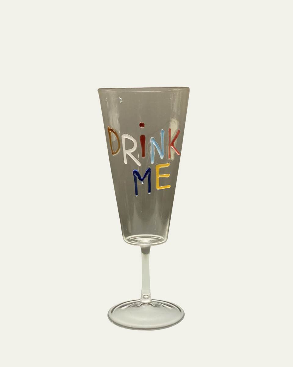 Drink Me Champagne Flute, 8.4 oz.